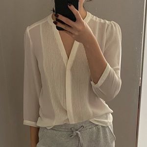 EUC H&M size 4 pleated blouse